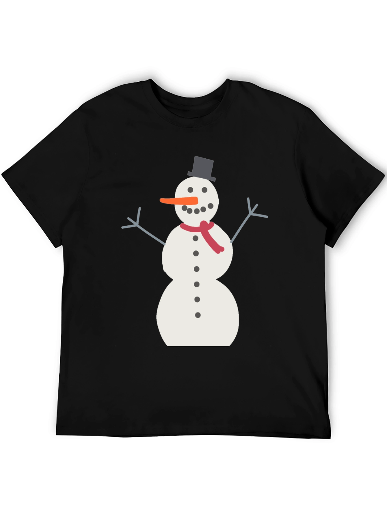 Snowman Graphic Tee - Winter Holiday T-Shirt