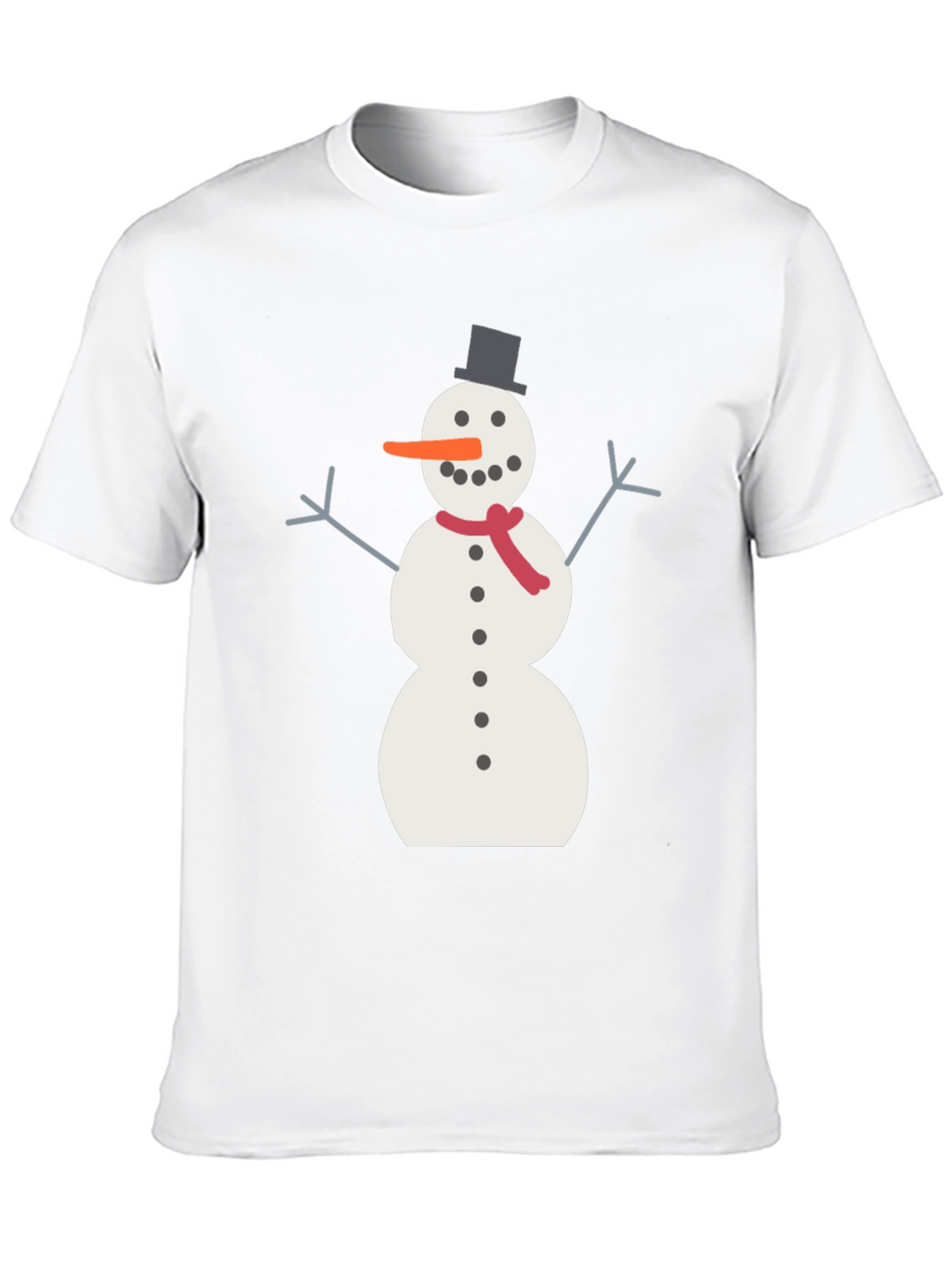 Snowman Graphic Tee - Winter Holiday T-Shirt