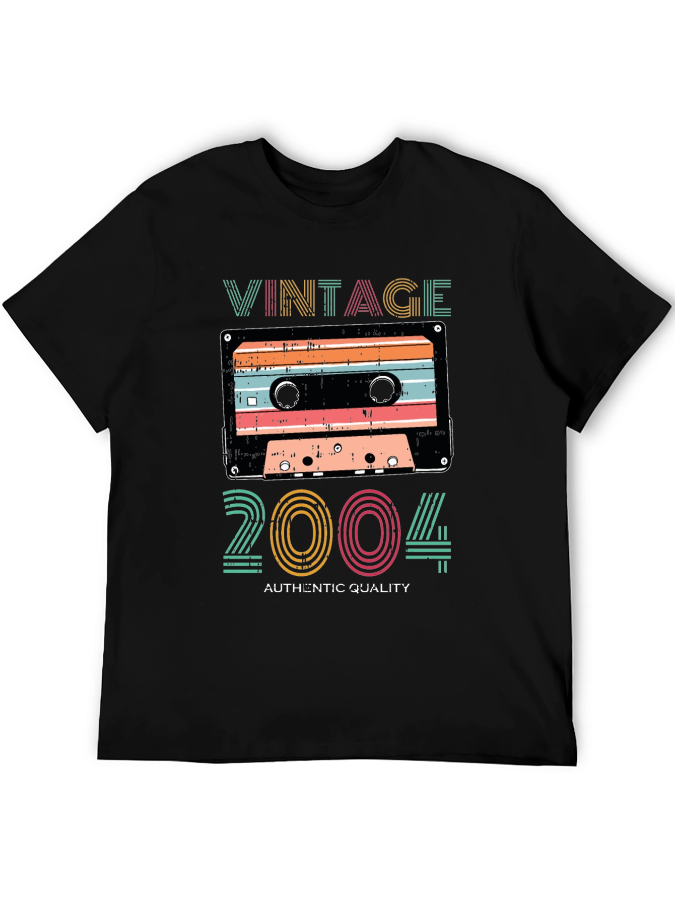 Vintage 2004 Cassette Tape T-Shirt