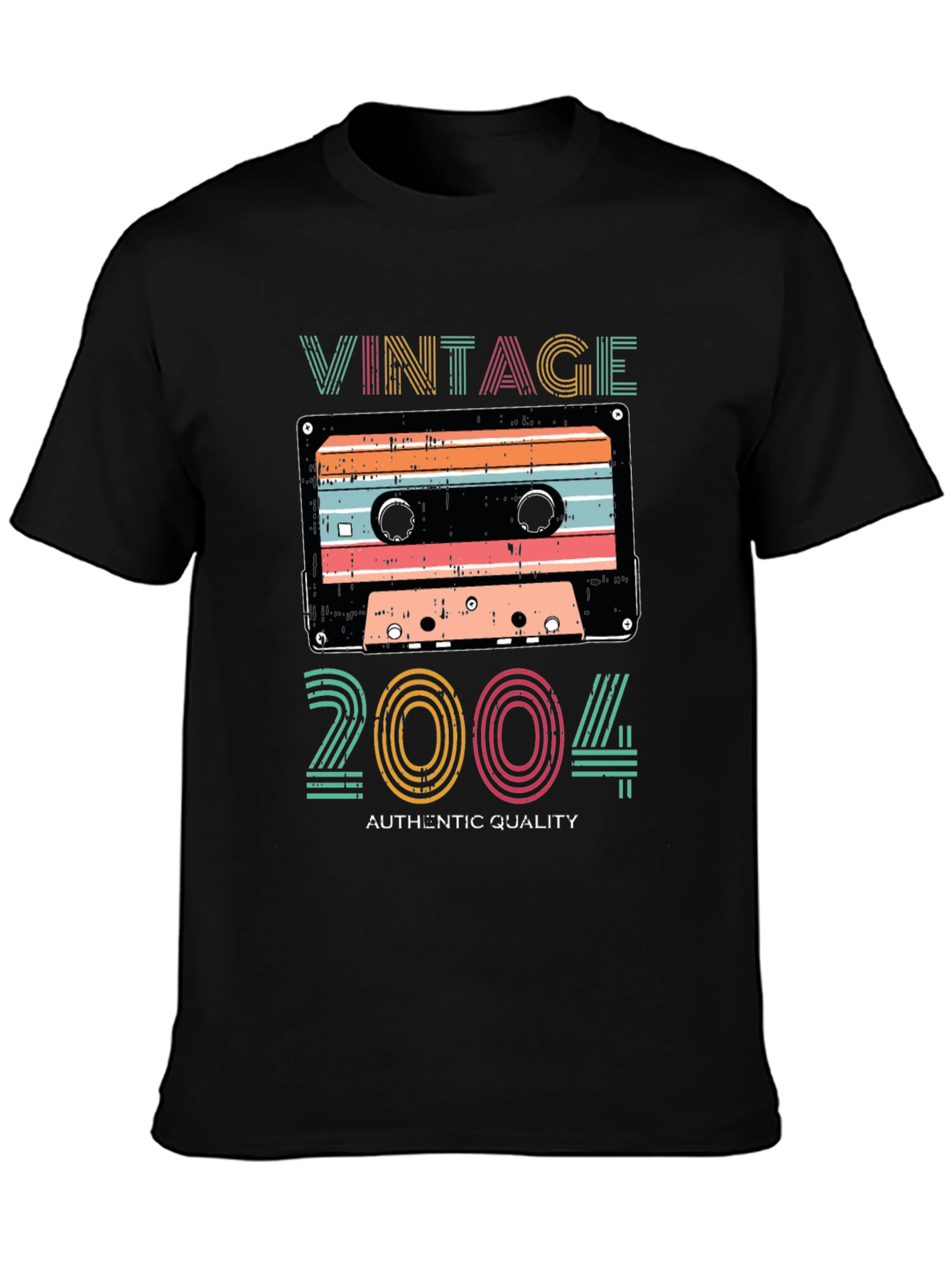 Vintage 2004 Cassette Tape T-Shirt