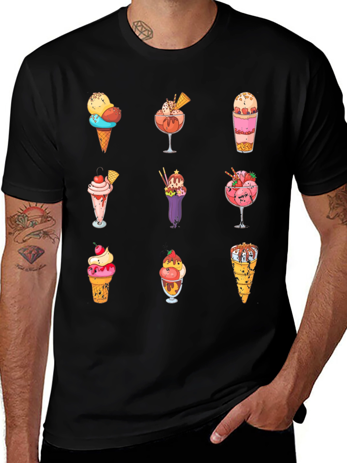 Ice Cream Print Tee - Sweet Treat Fashion