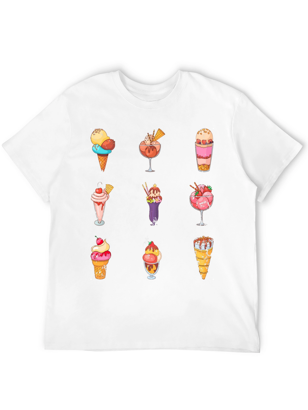 Ice Cream Print Tee - Sweet Treat Fashion