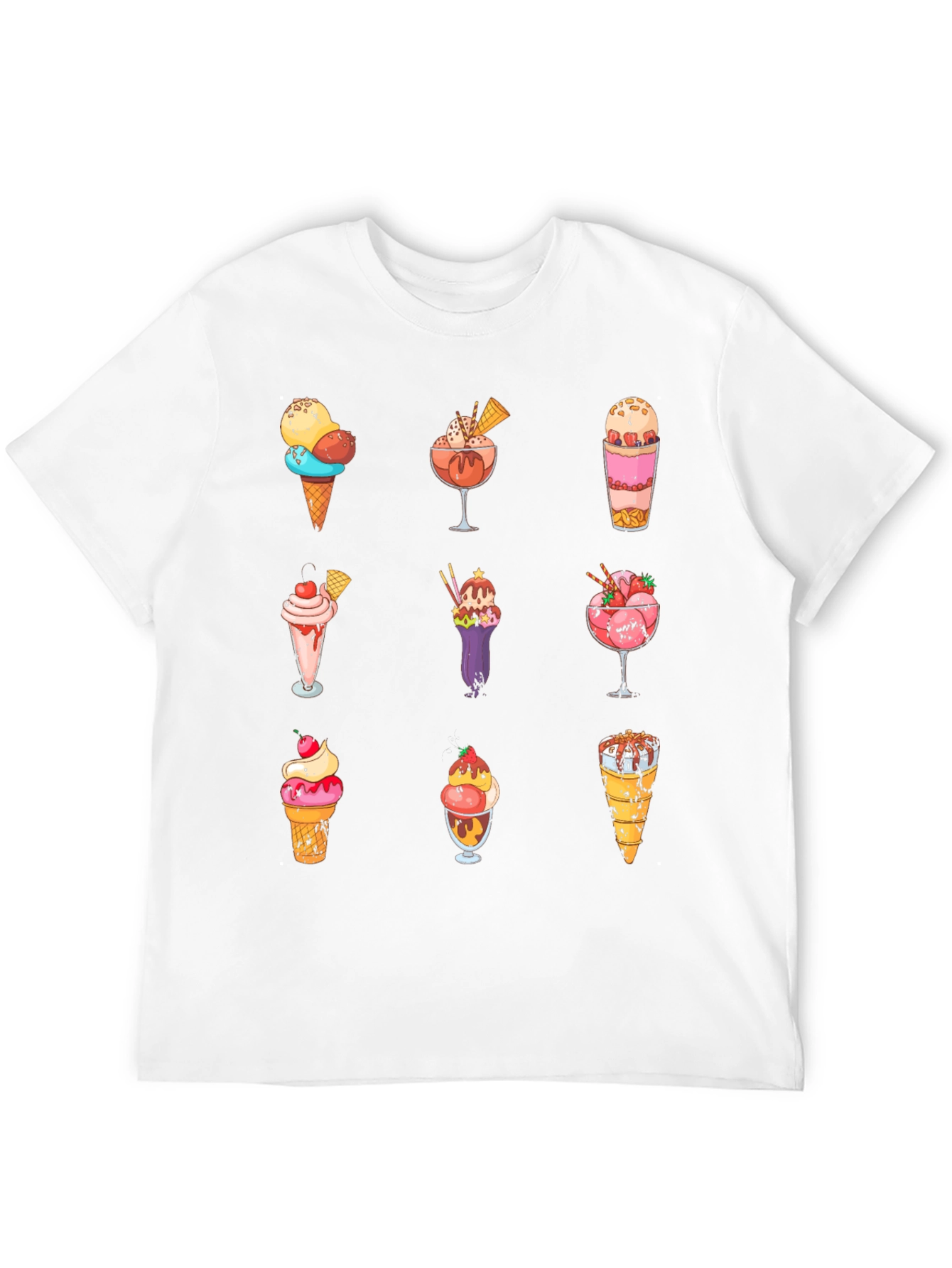 Ice Cream Print Tee - Sweet Treat Fashion