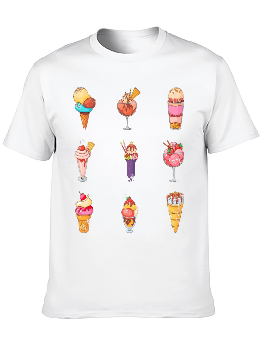 Ice Cream Print Tee - Sweet Treat Fashion