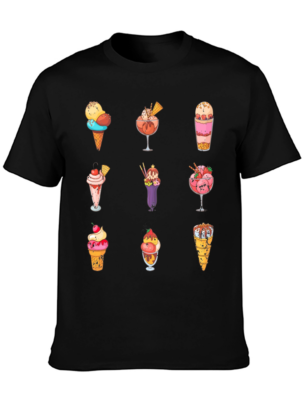 Ice Cream Print Tee - Sweet Treat Fashion