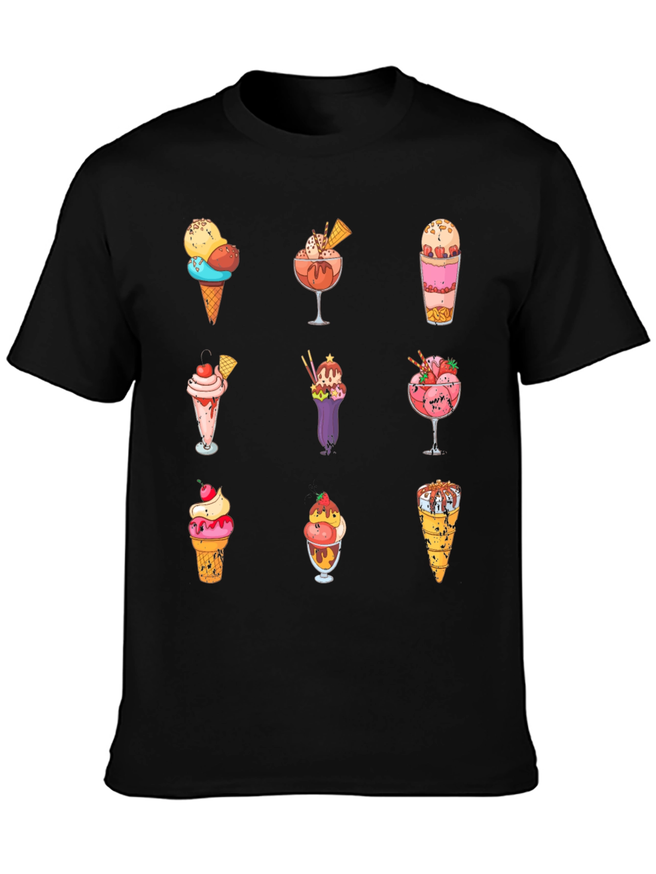 Ice Cream Print Tee - Sweet Treat Fashion