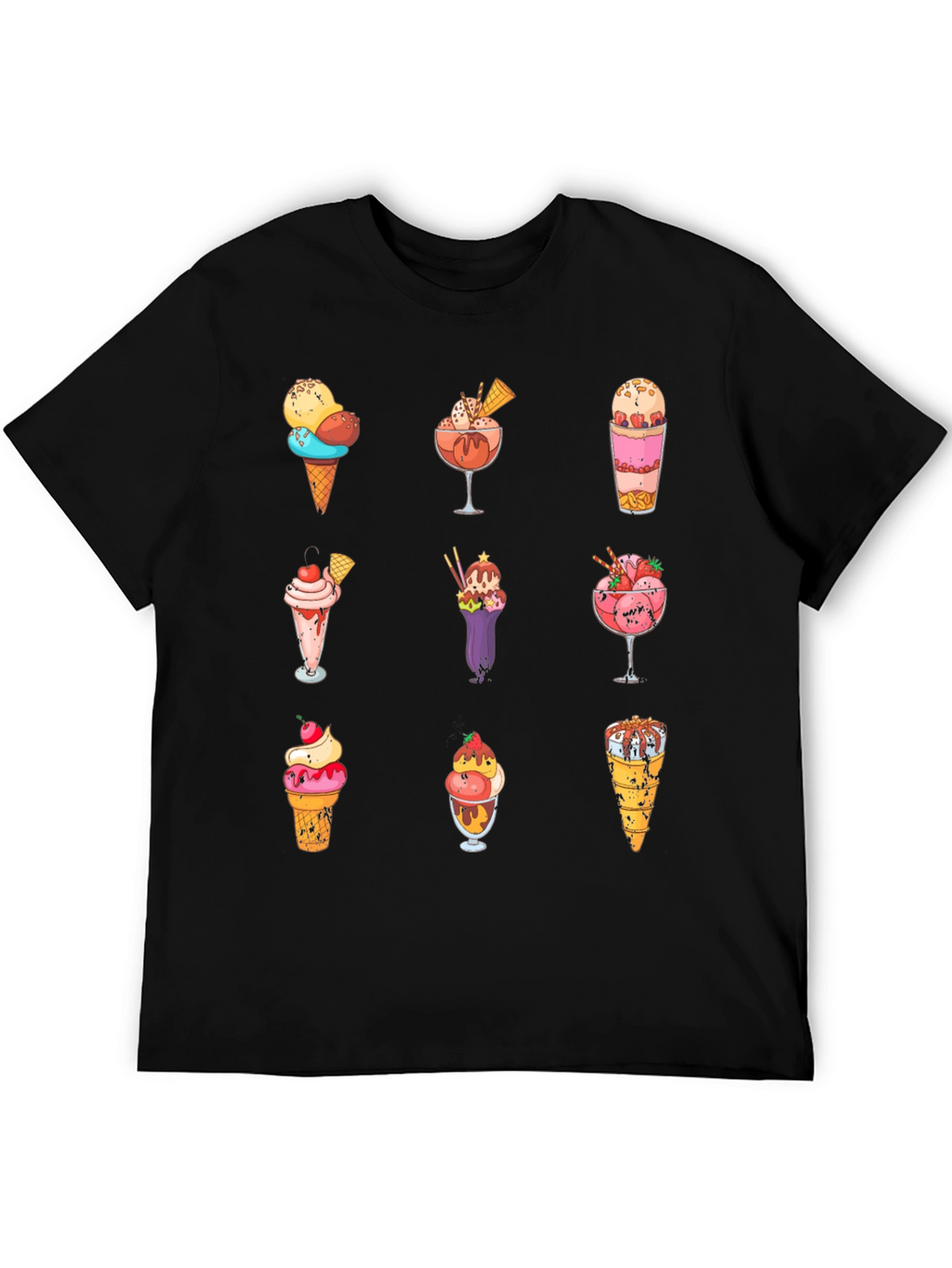 Ice Cream Print Tee - Sweet Treat Fashion