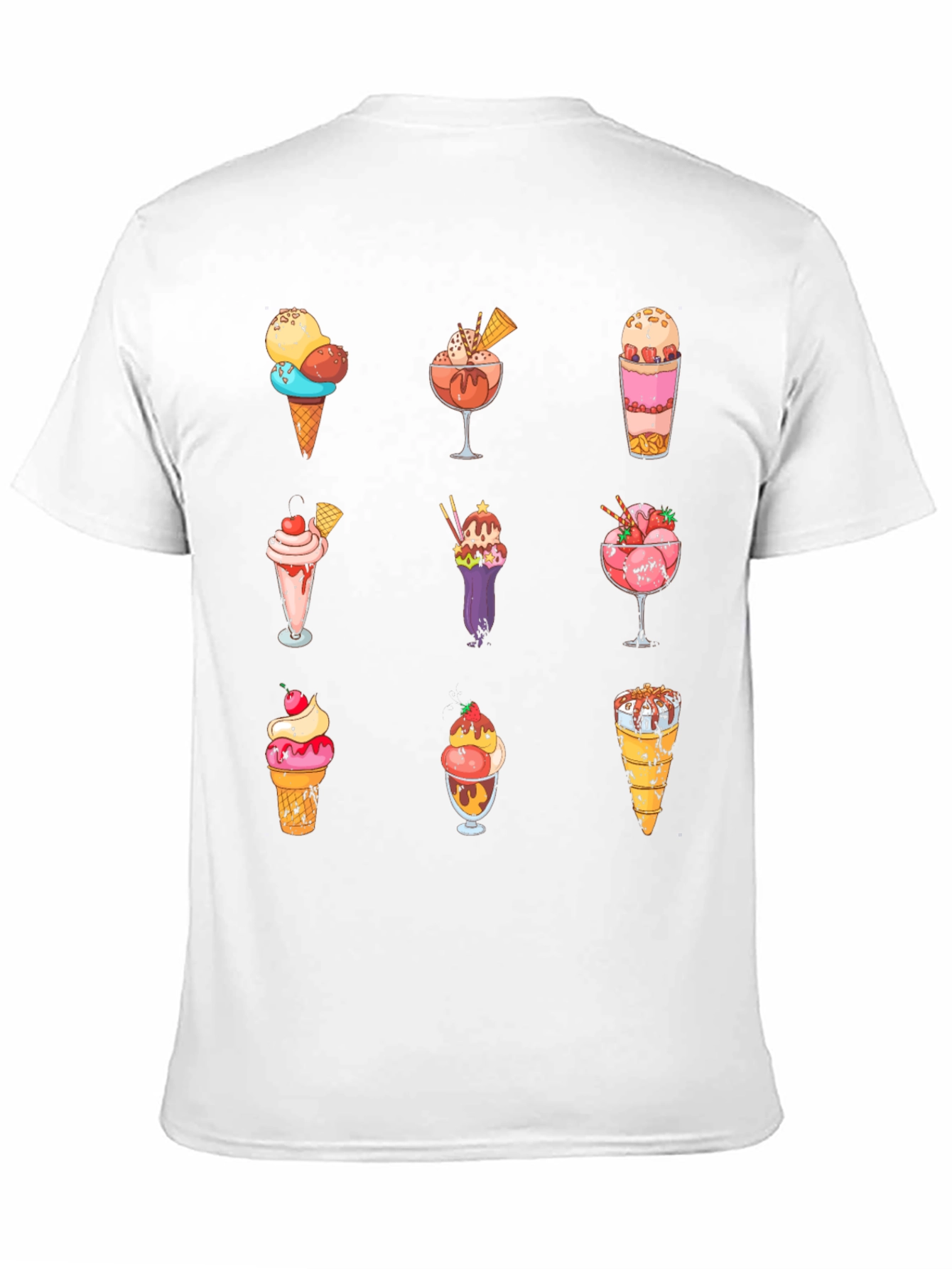 Ice Cream Print Tee - Sweet Treat Fashion