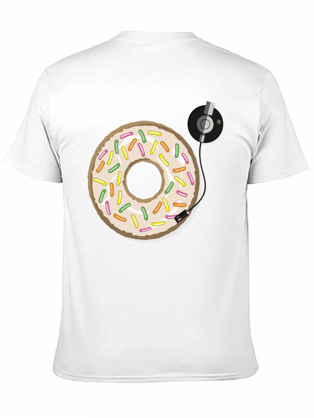 Donut Turntable Graphic Tee - Sweet & Groovy Style