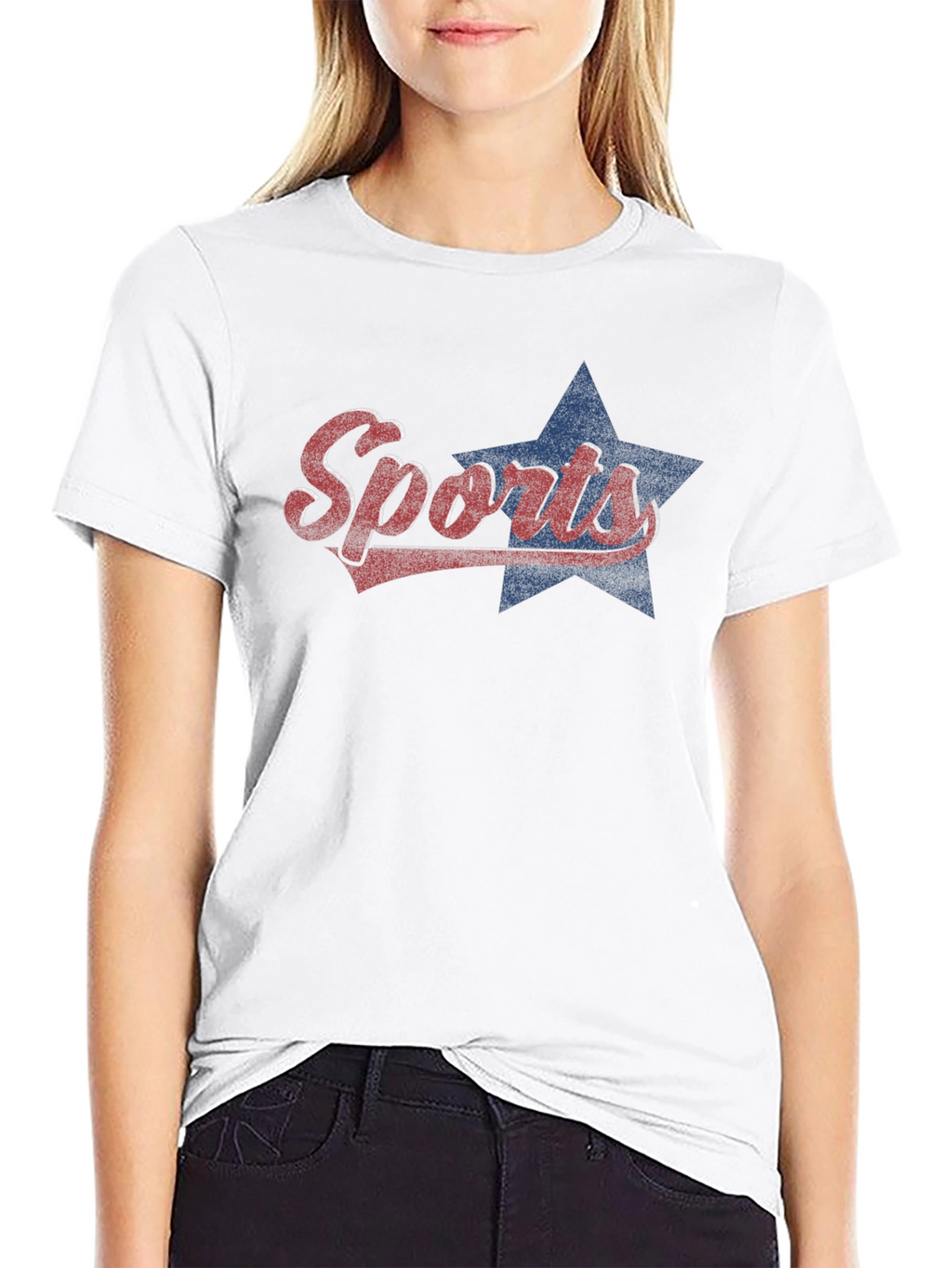 Retro Sports Star Graphic T-Shirt
