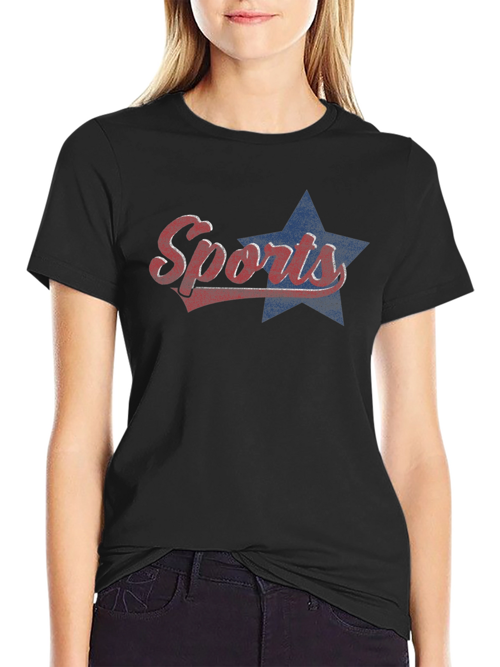 Retro Sports Star Graphic T-Shirt