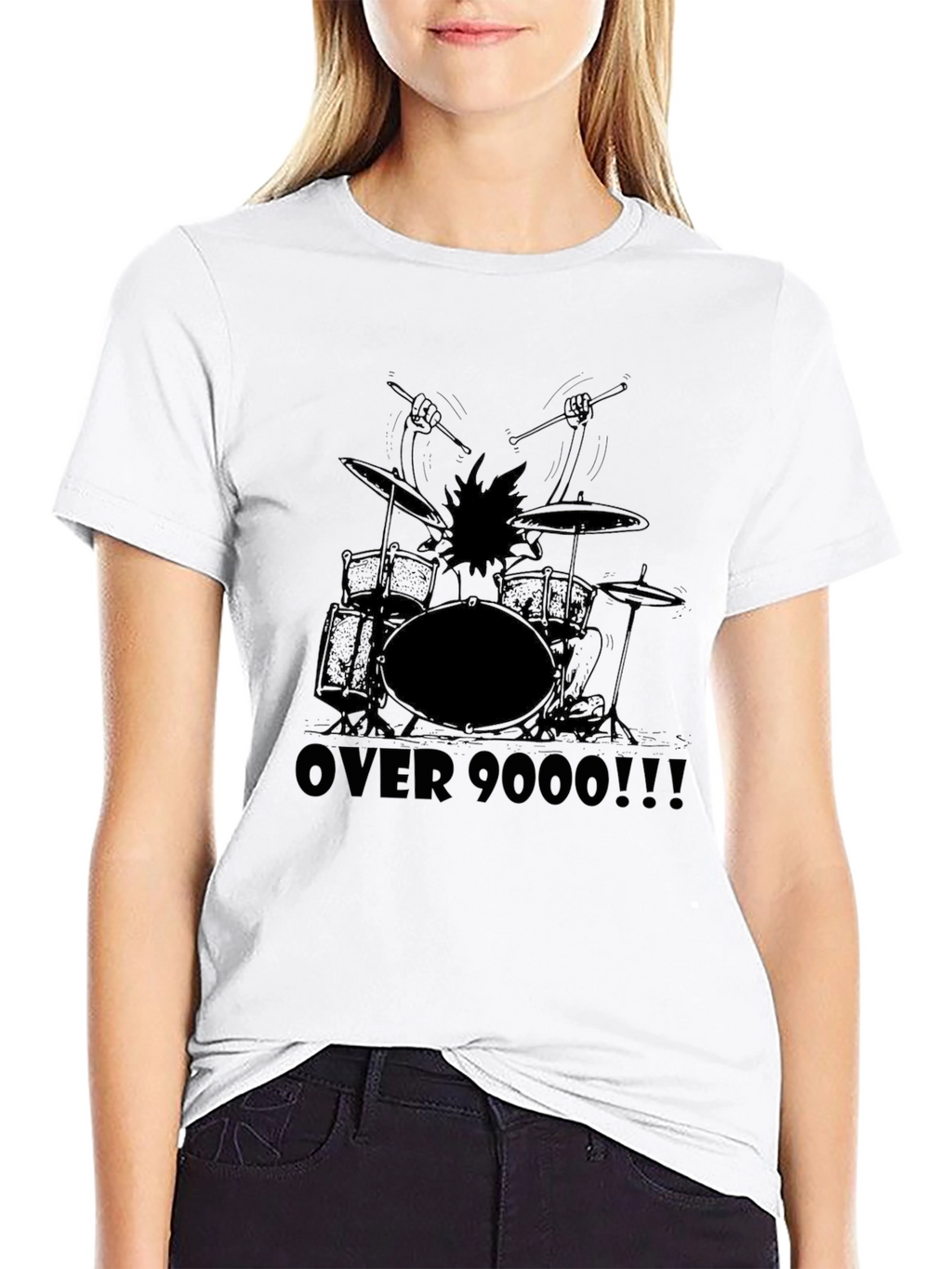 Over 9000 Drummer T-Shirt