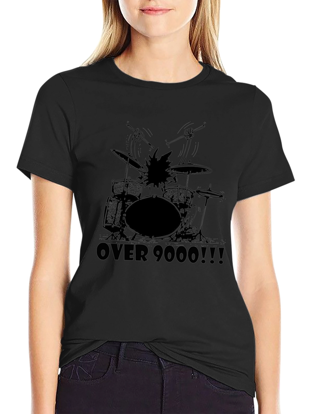 Over 9000 Drummer T-Shirt
