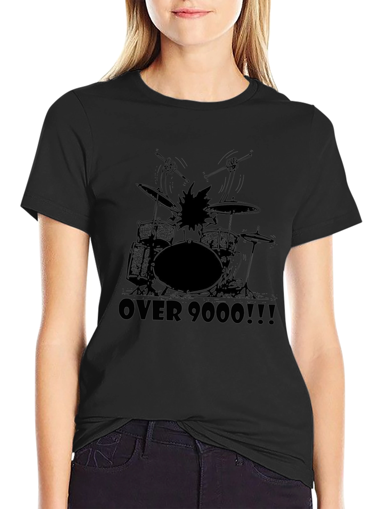 Over 9000 Drummer T-Shirt
