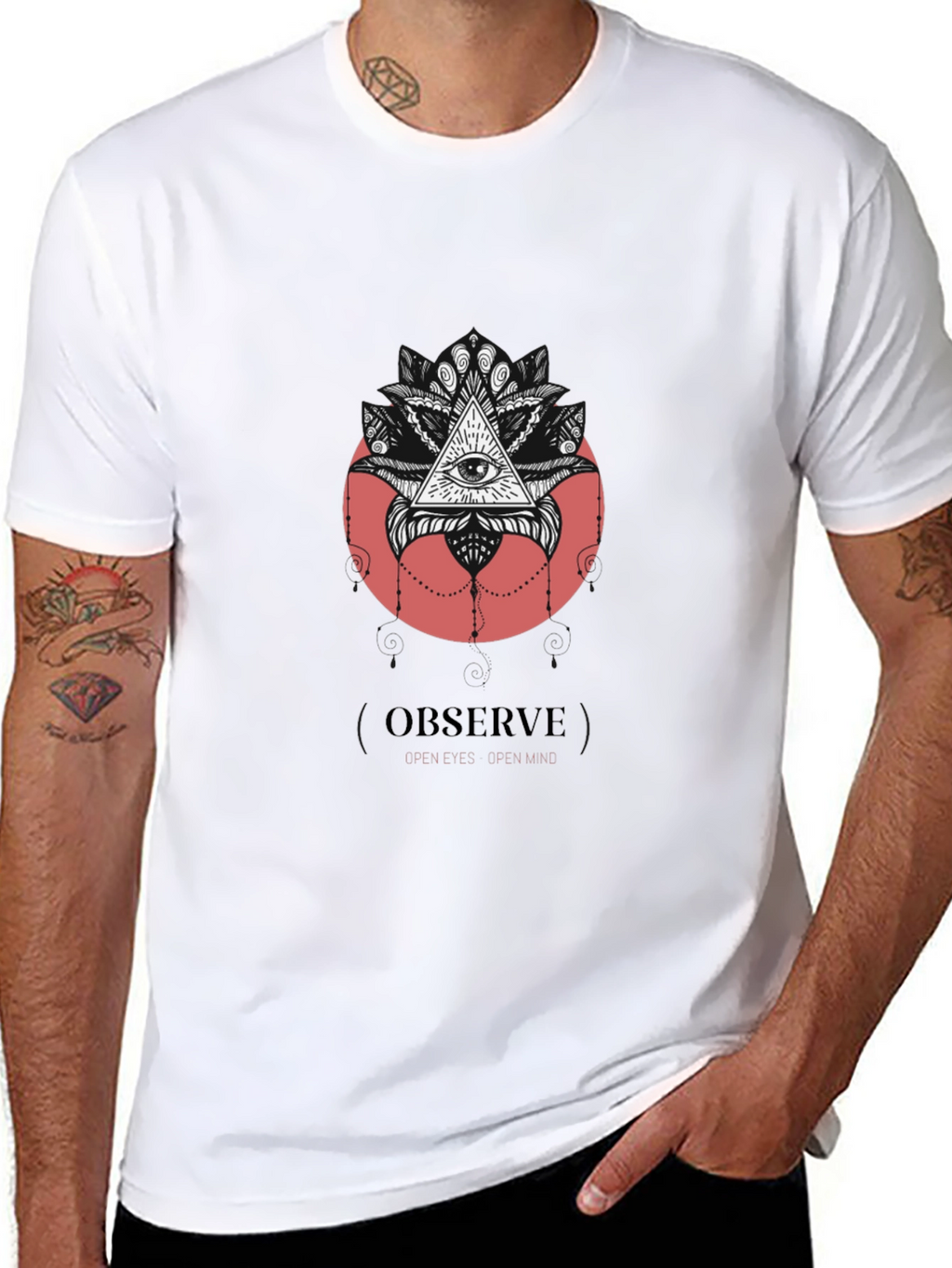 All Seeing Eye Graphic Tee - Black