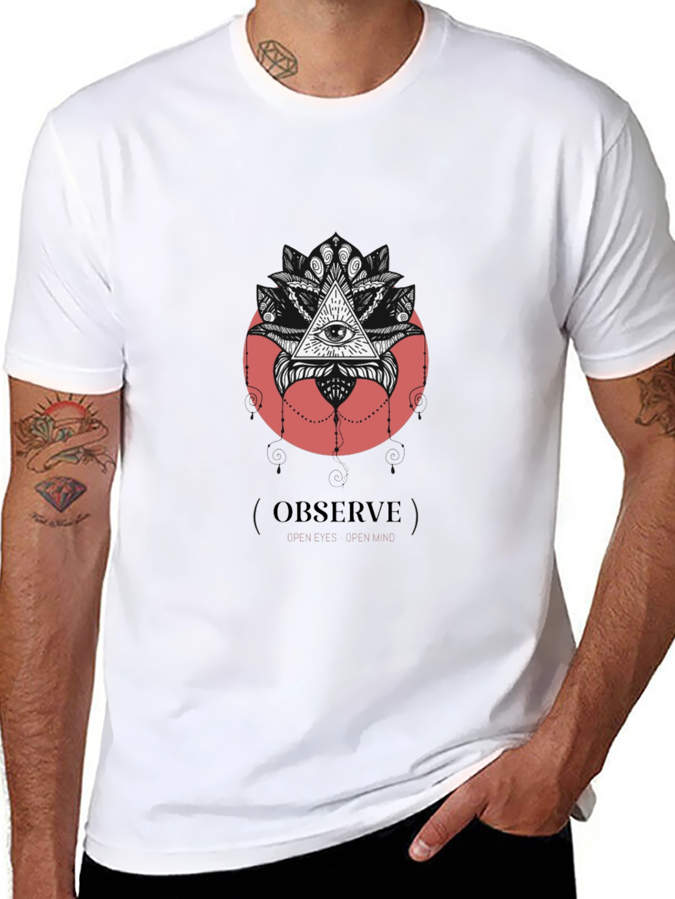 All Seeing Eye Graphic Tee - Black