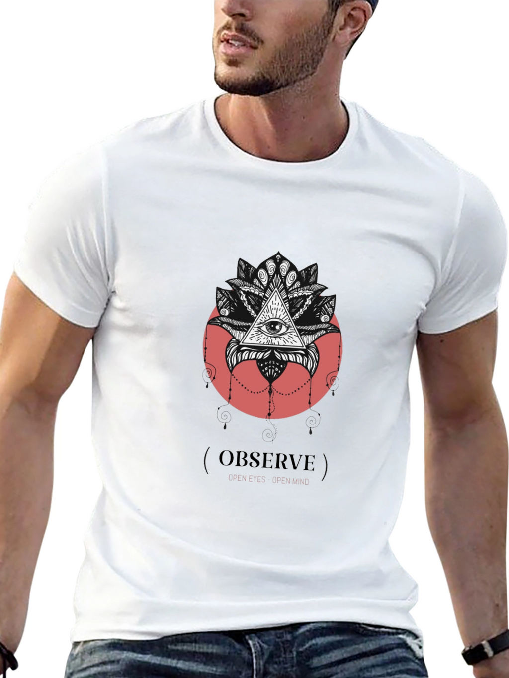 All Seeing Eye Graphic Tee - Black