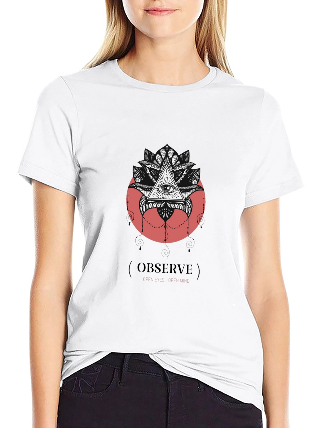 All Seeing Eye Graphic Tee - Black