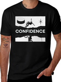 Confidence Black Graphic Tee