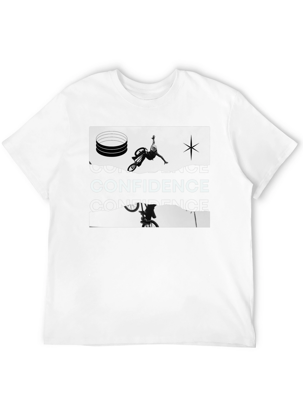 Confidence Black Graphic Tee