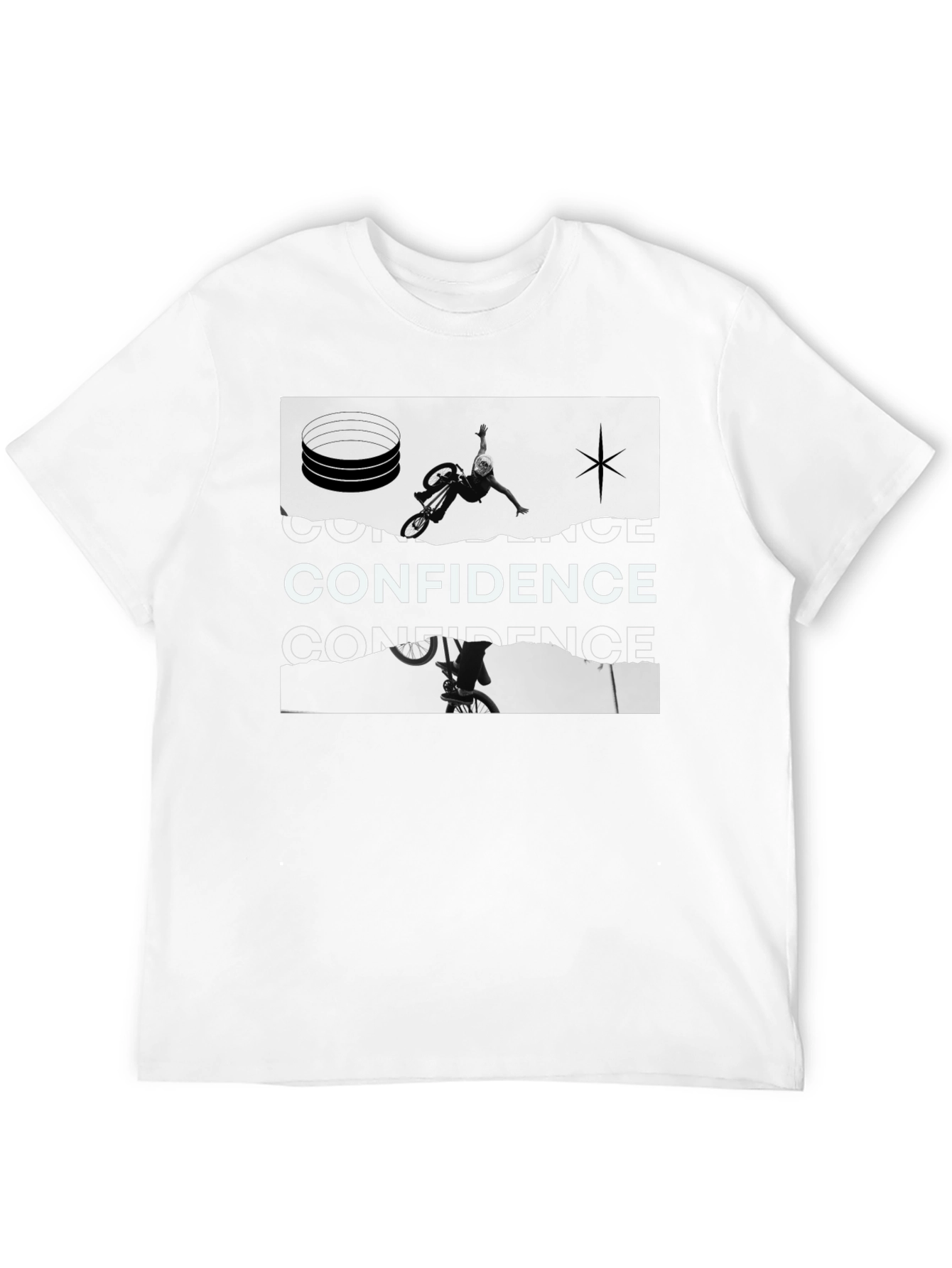 Confidence Black Graphic Tee