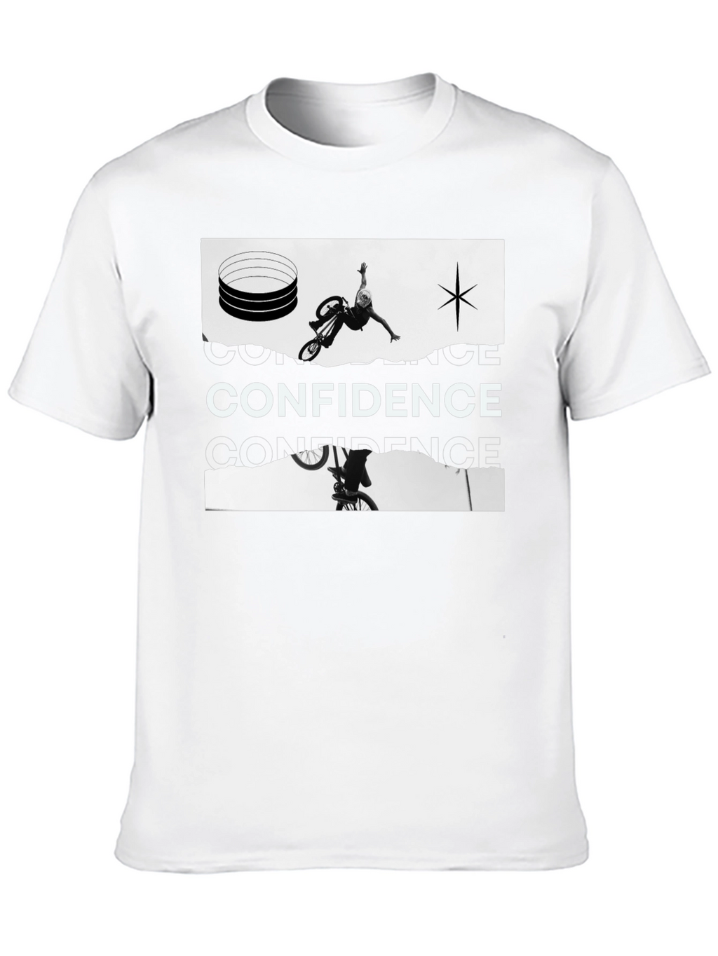 Confidence Black Graphic Tee