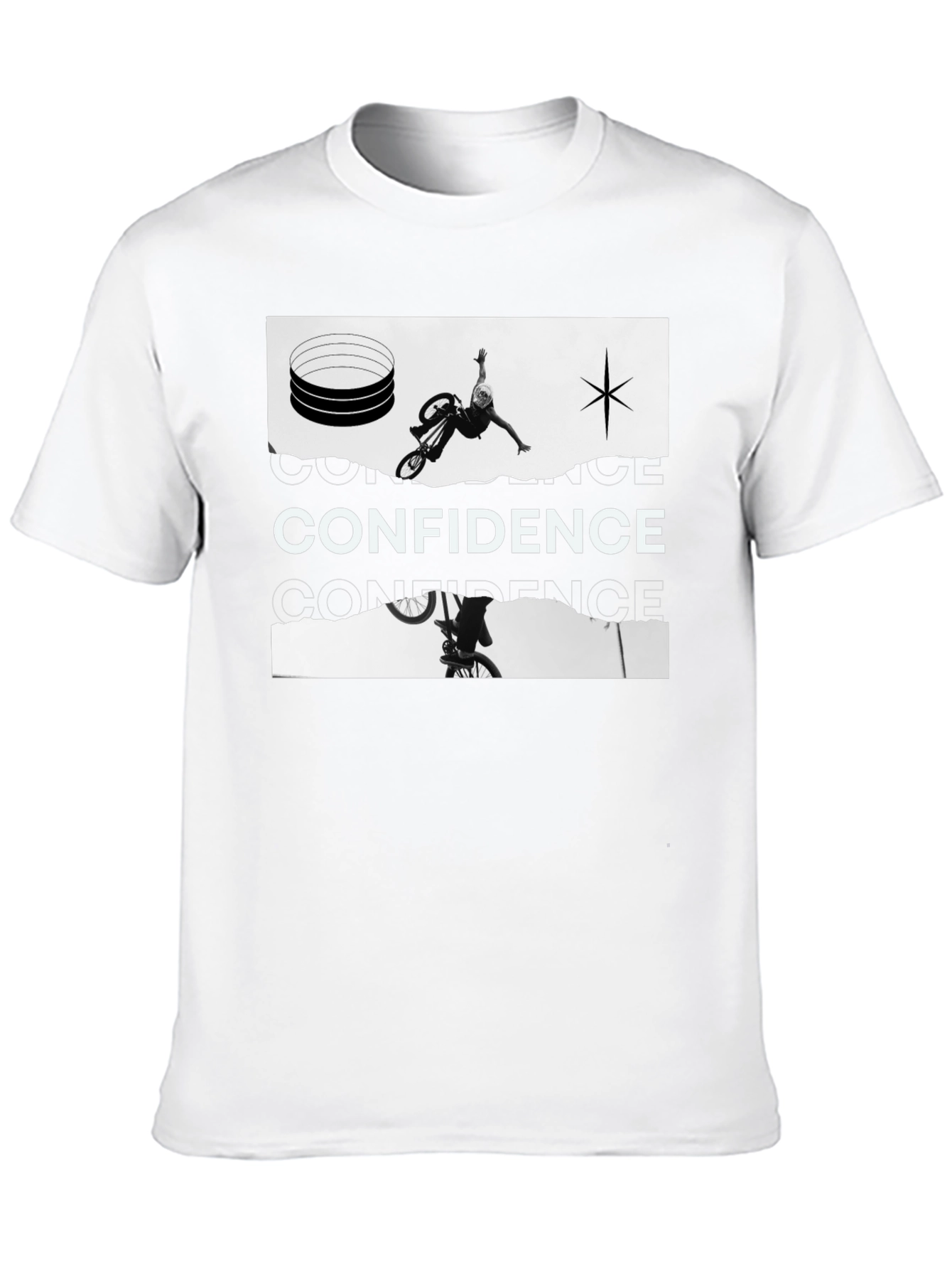 Confidence Black Graphic Tee