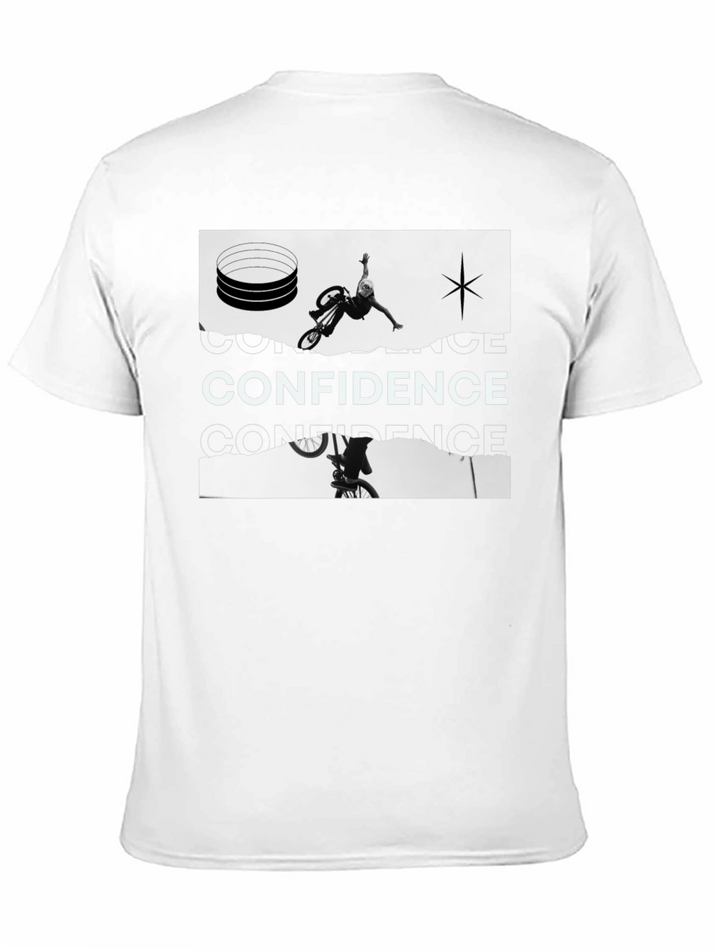 Confidence Black Graphic Tee