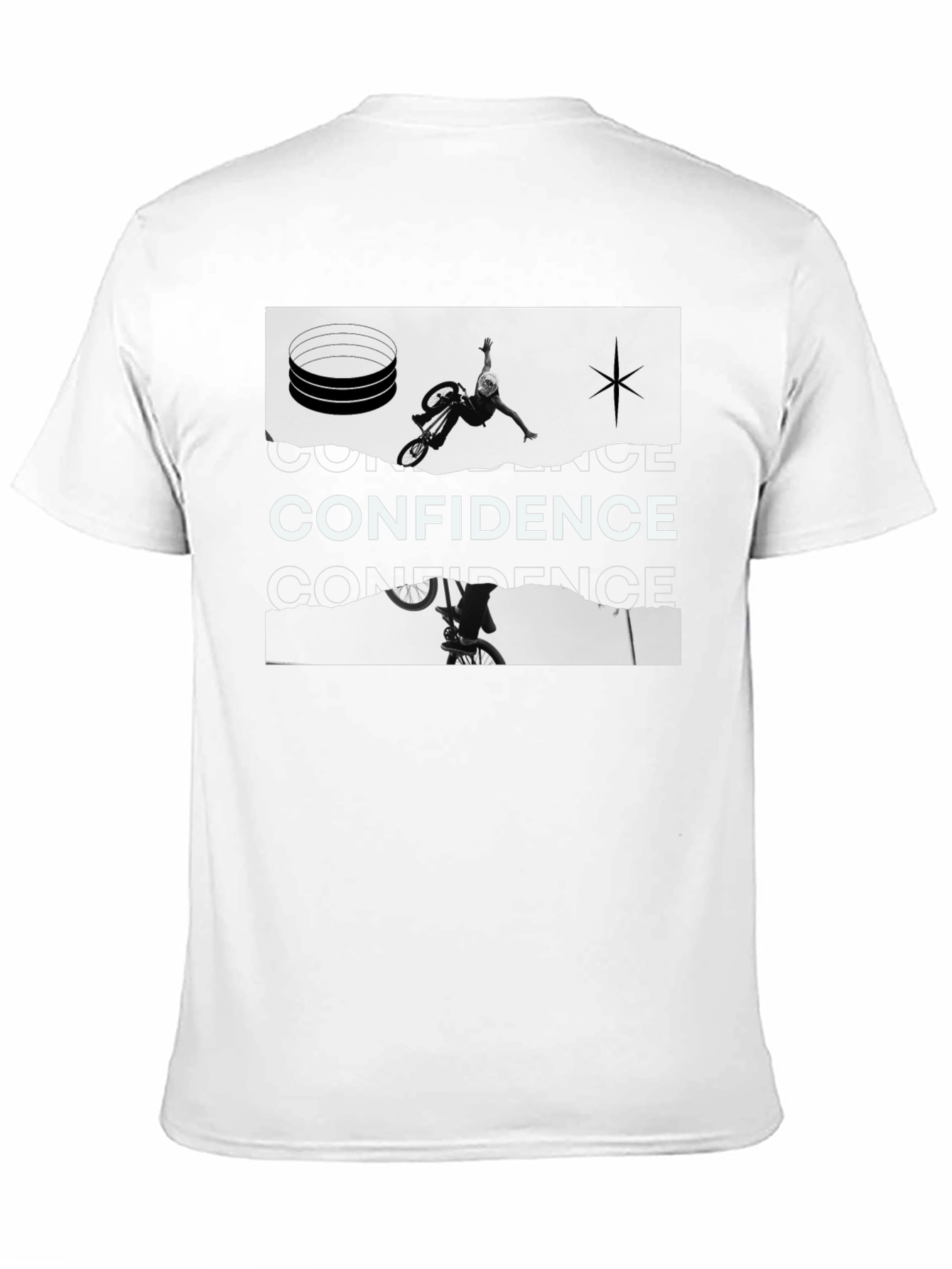 Confidence Black Graphic Tee