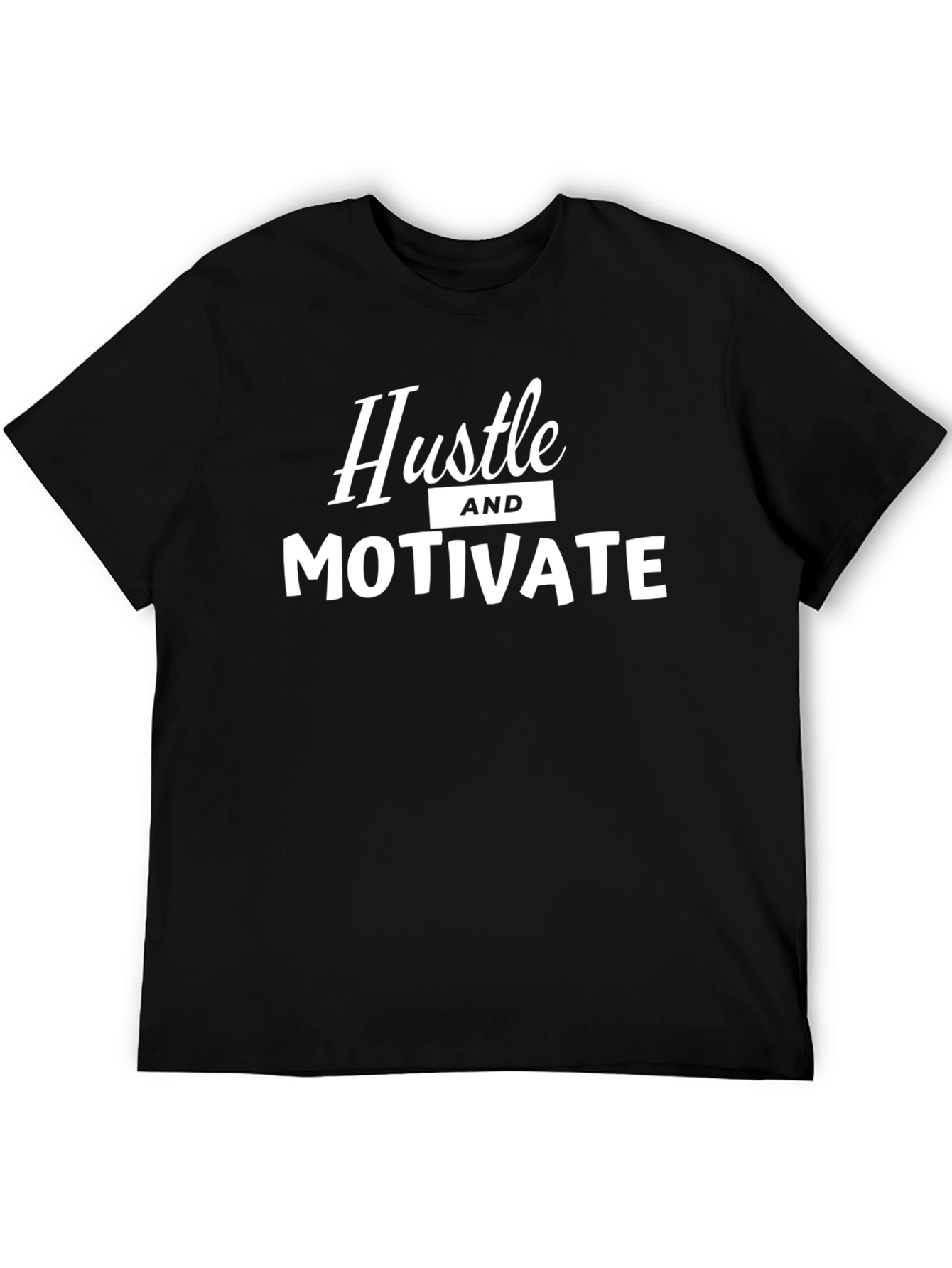 Hustle & Motivate Graphic Tee - Motivational Shirt