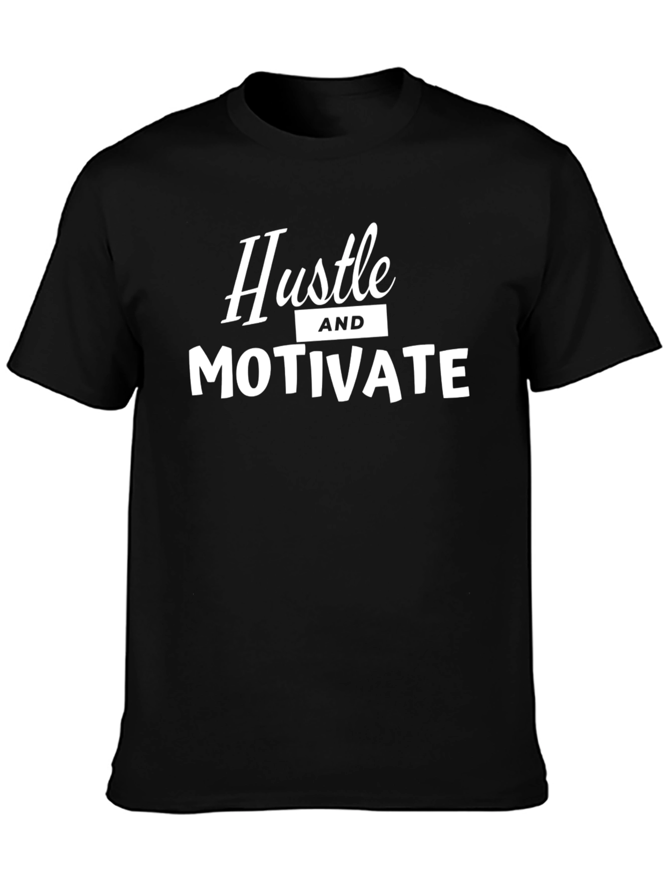 Hustle & Motivate Graphic Tee - Motivational Shirt