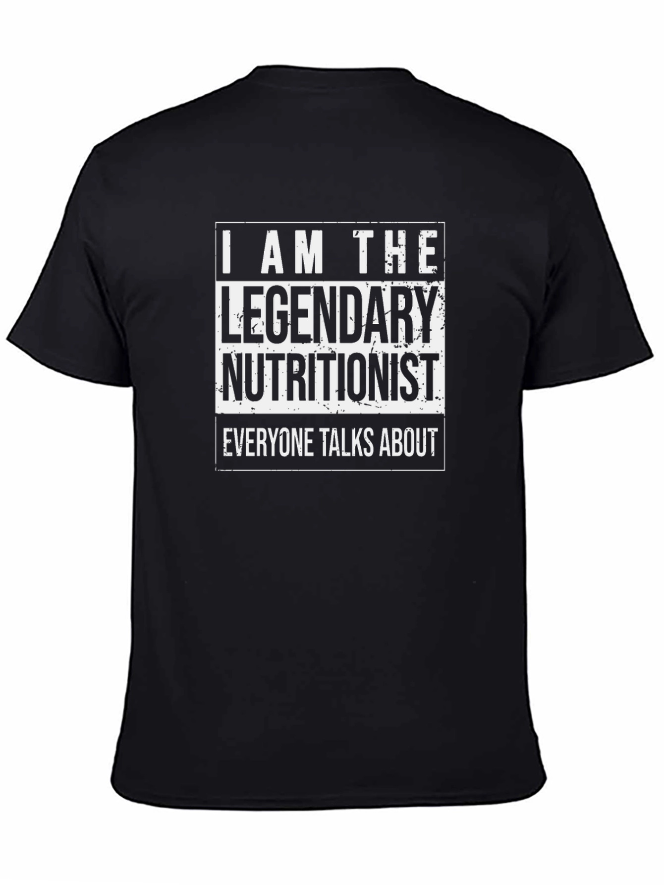 Legendary Nutritionist Black T-Shirt