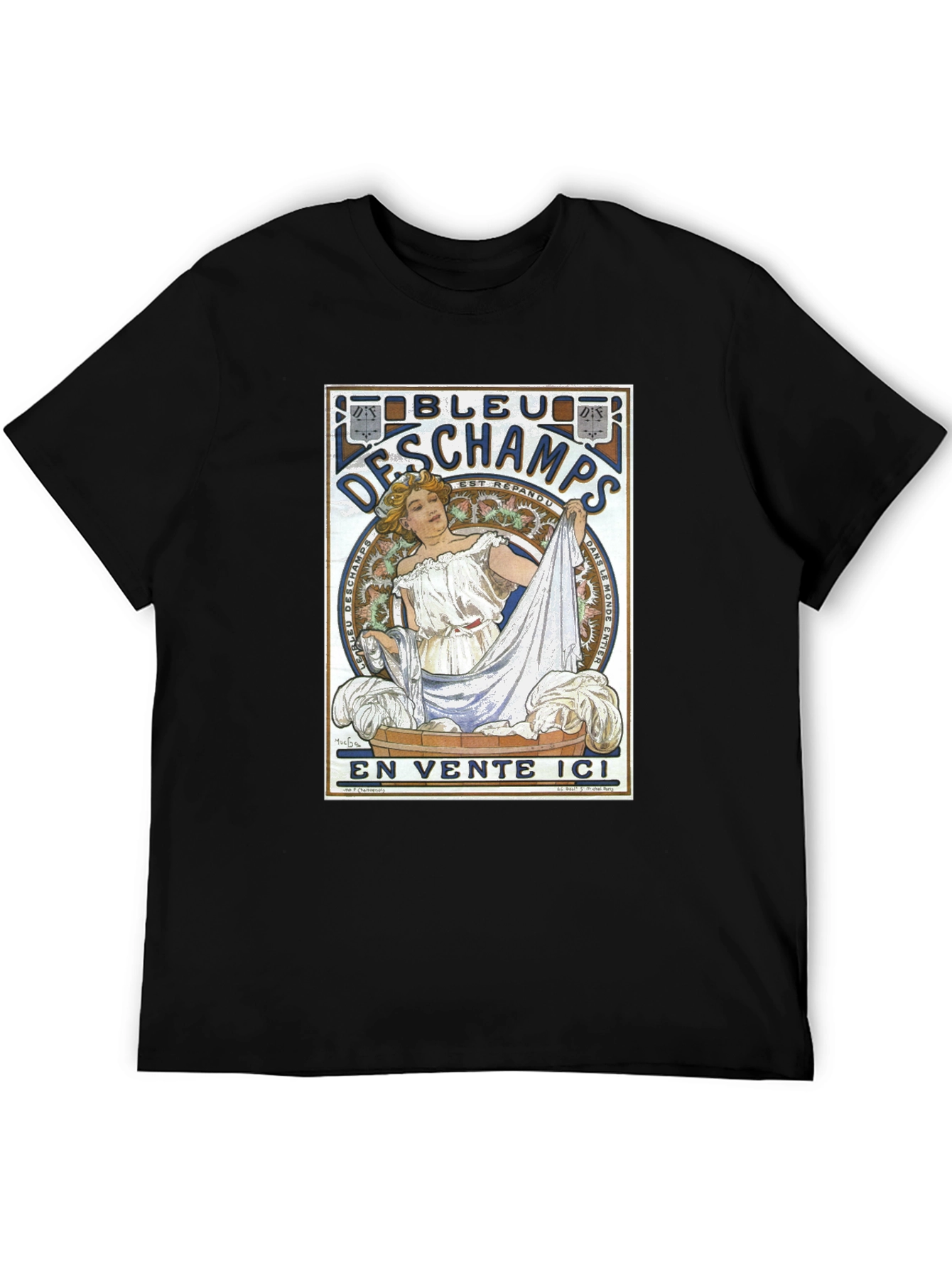 Bleu Deschamps Graphic Tee - Vintage Laundry Art T-Shirt