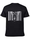 Tiger Barcode Graphic Tee - Unique Style