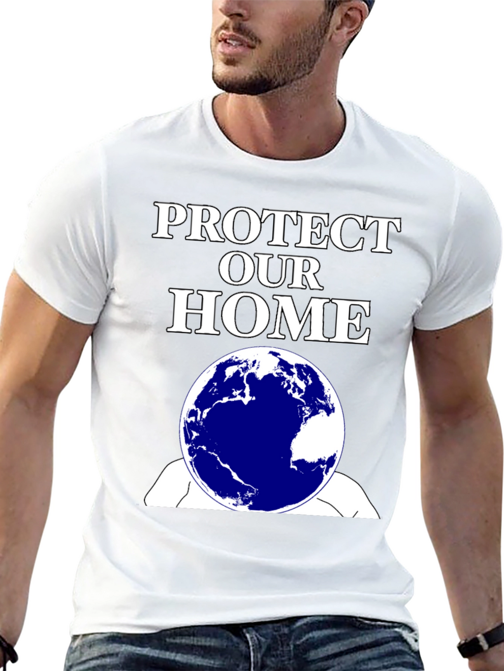 Protect Our Home Earth Graphic Tee