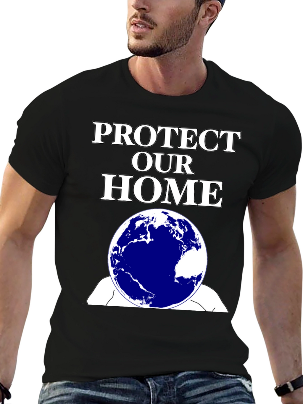Protect Our Home Earth Graphic Tee