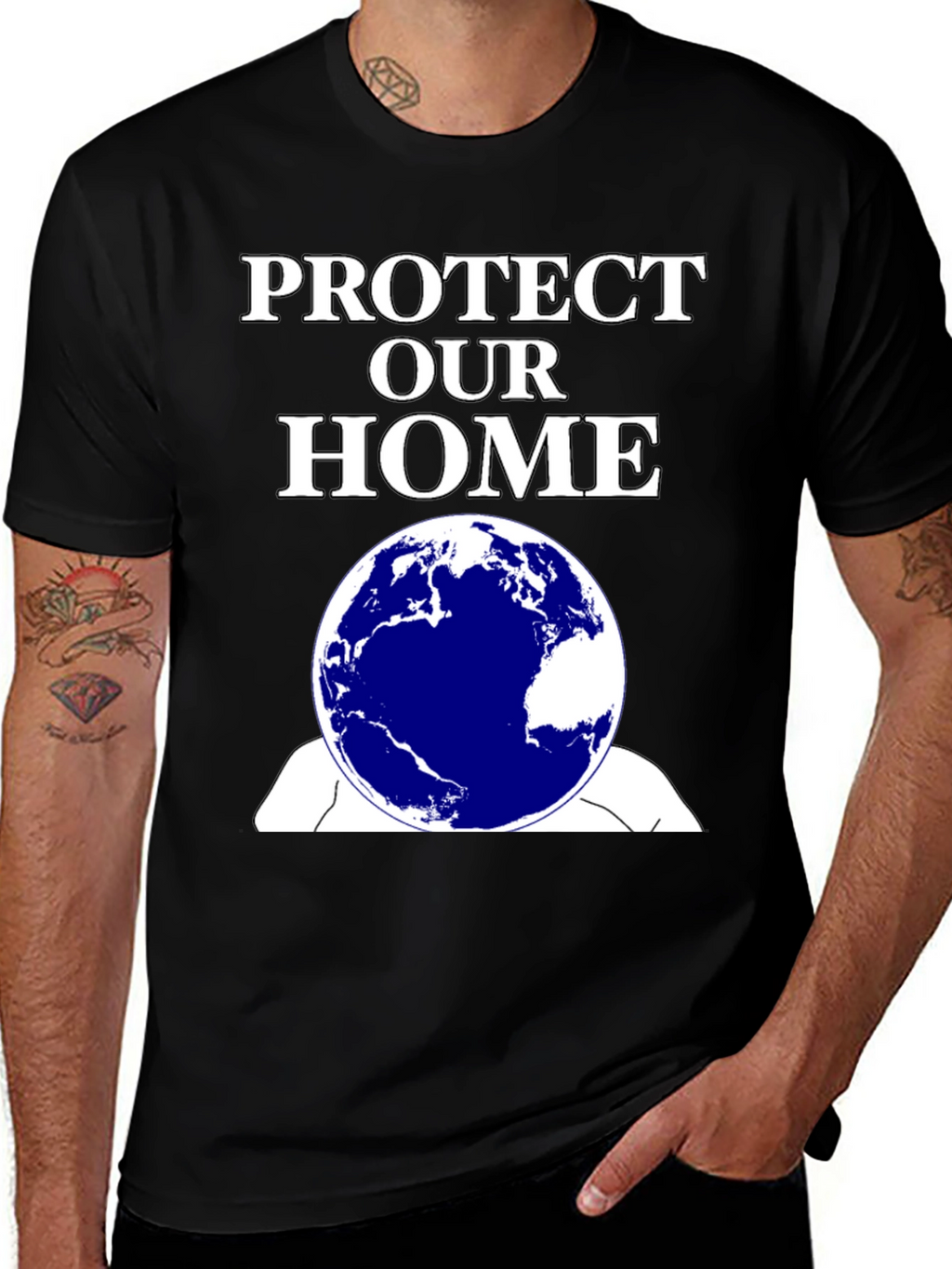 Protect Our Home Earth Graphic Tee