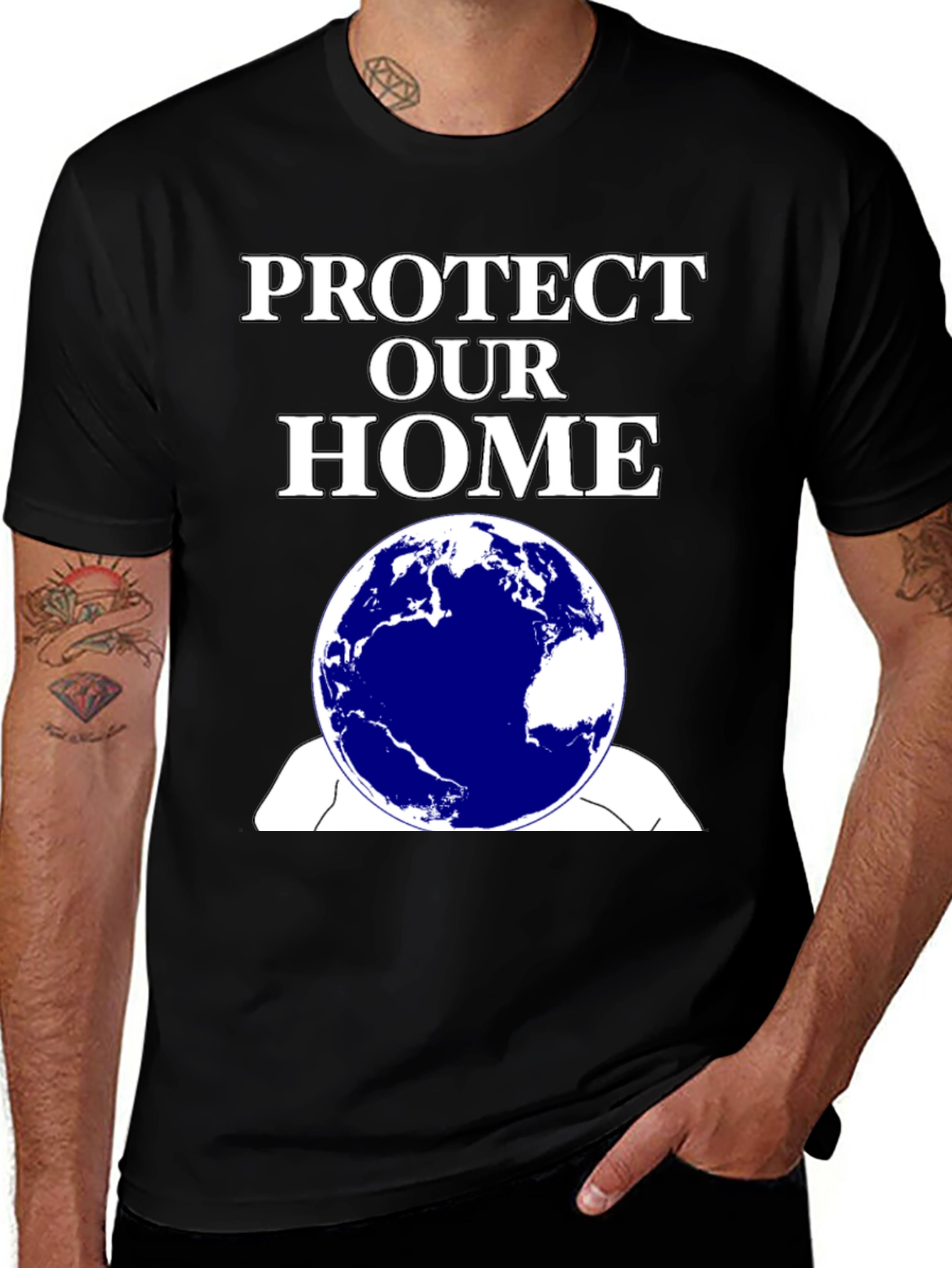 Protect Our Home Earth Graphic Tee