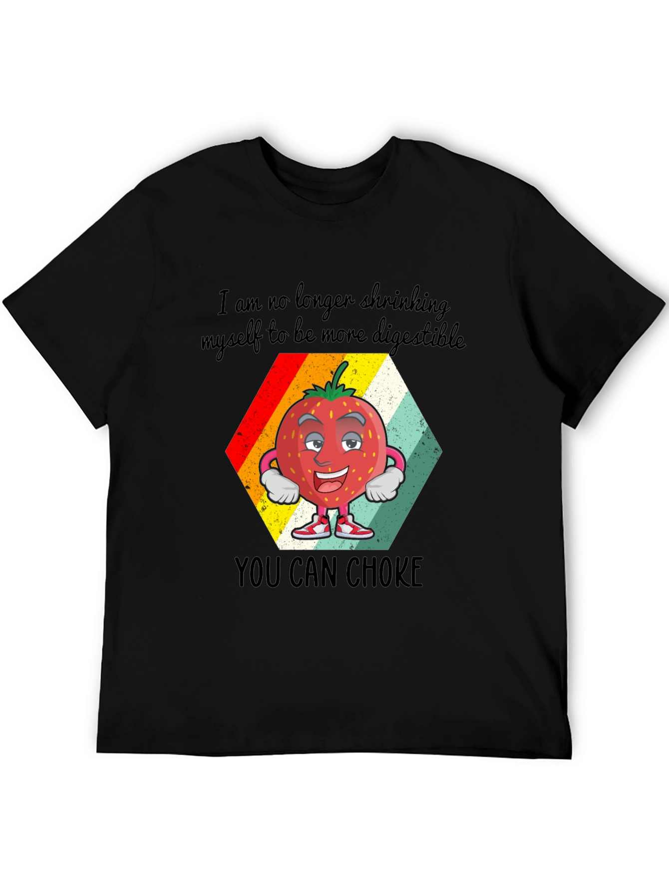 Funny Strawberry Sarcastic Graphic Tee