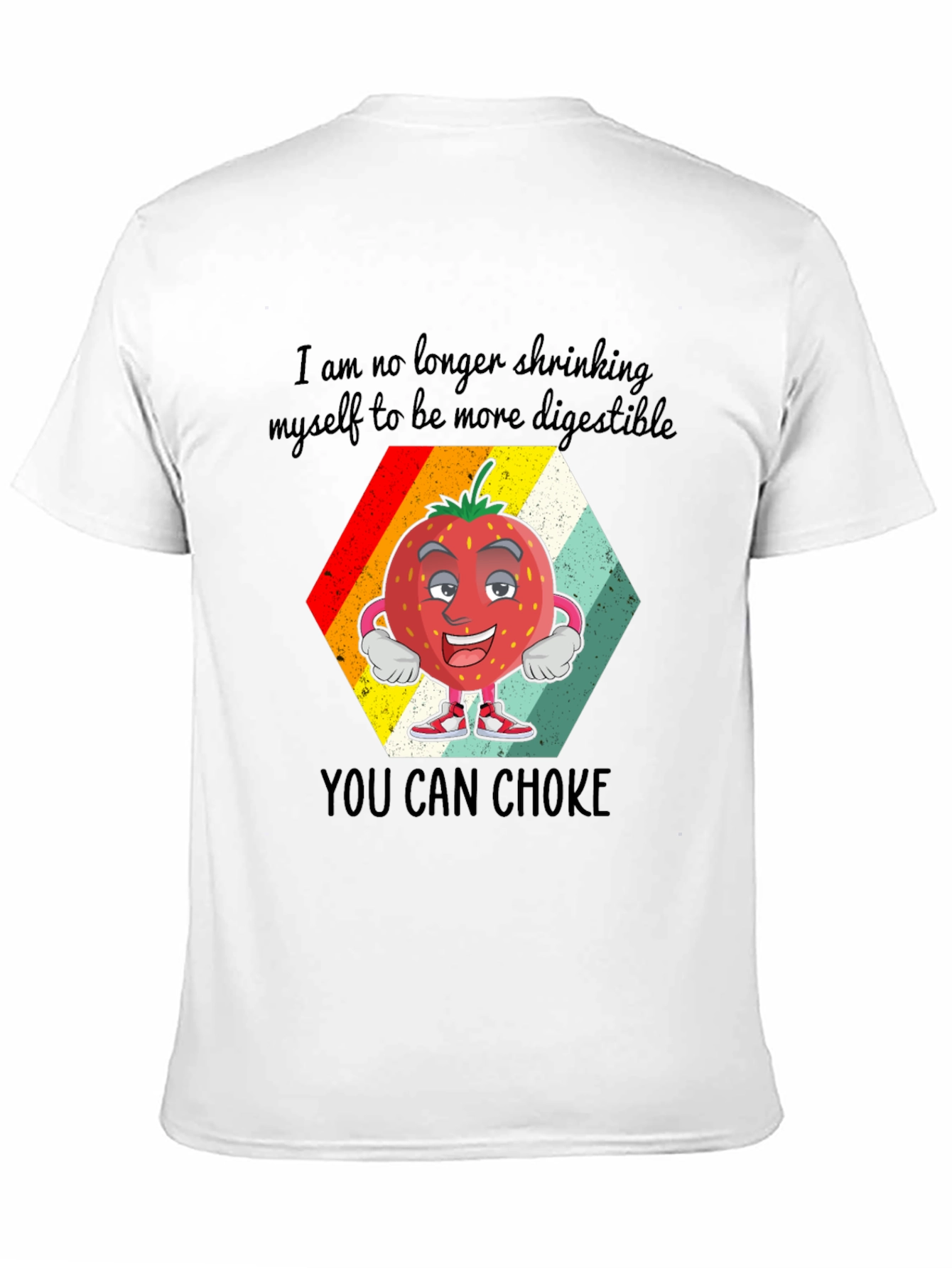 Funny Strawberry Sarcastic Graphic Tee