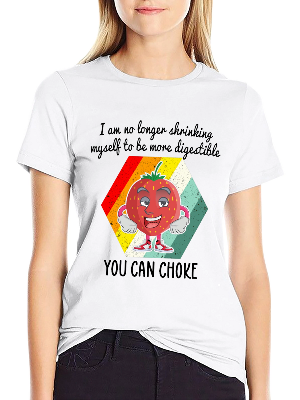 Funny Strawberry Sarcastic Graphic Tee