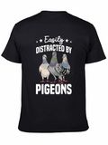 Easily Distracted by Pigeons T-Shirt