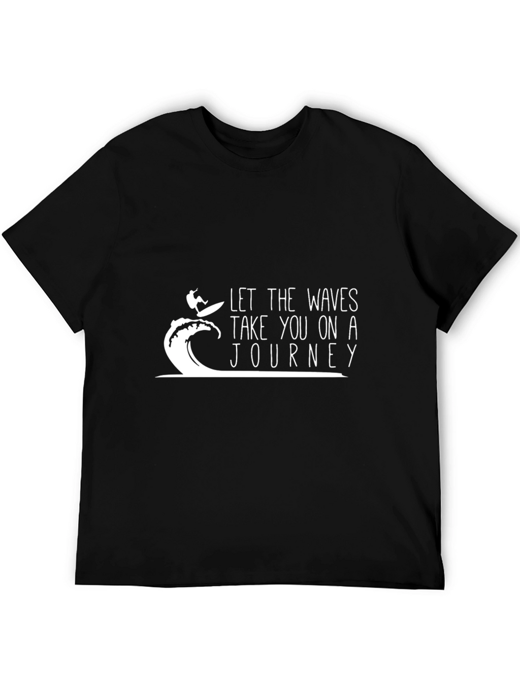 Surfer Wave Journey Graphic T-Shirt