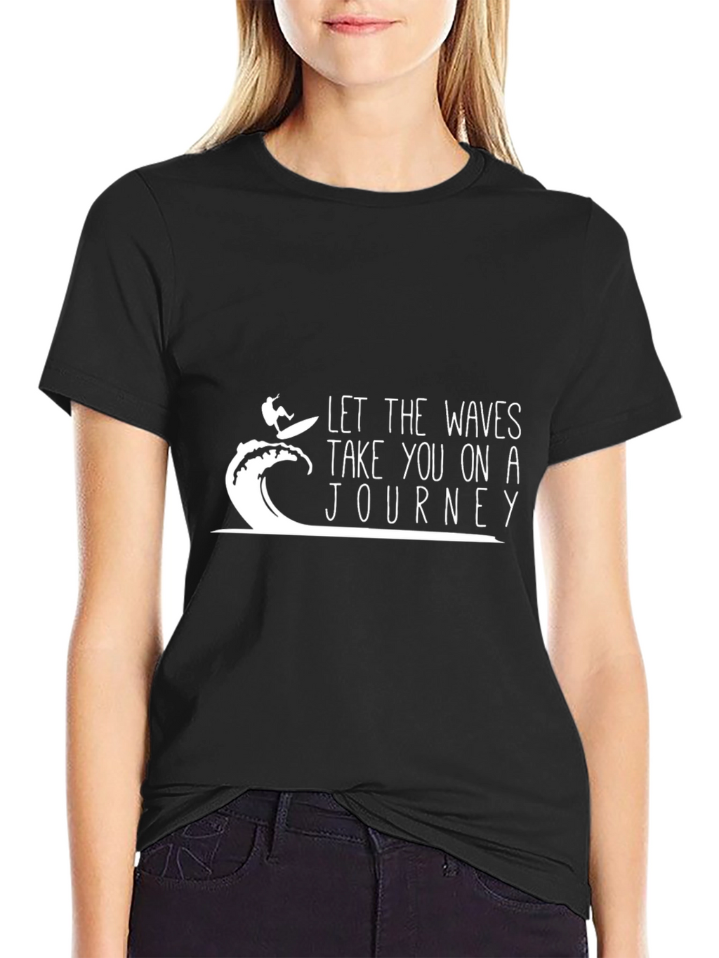 Surfer Wave Journey Graphic T-Shirt