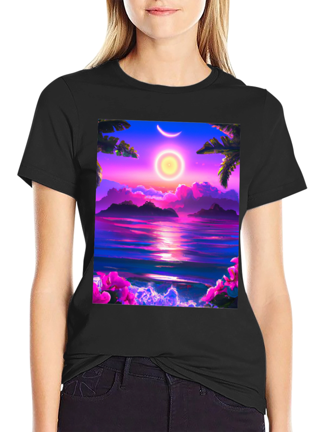 Tropical Sunset Graphic Tee