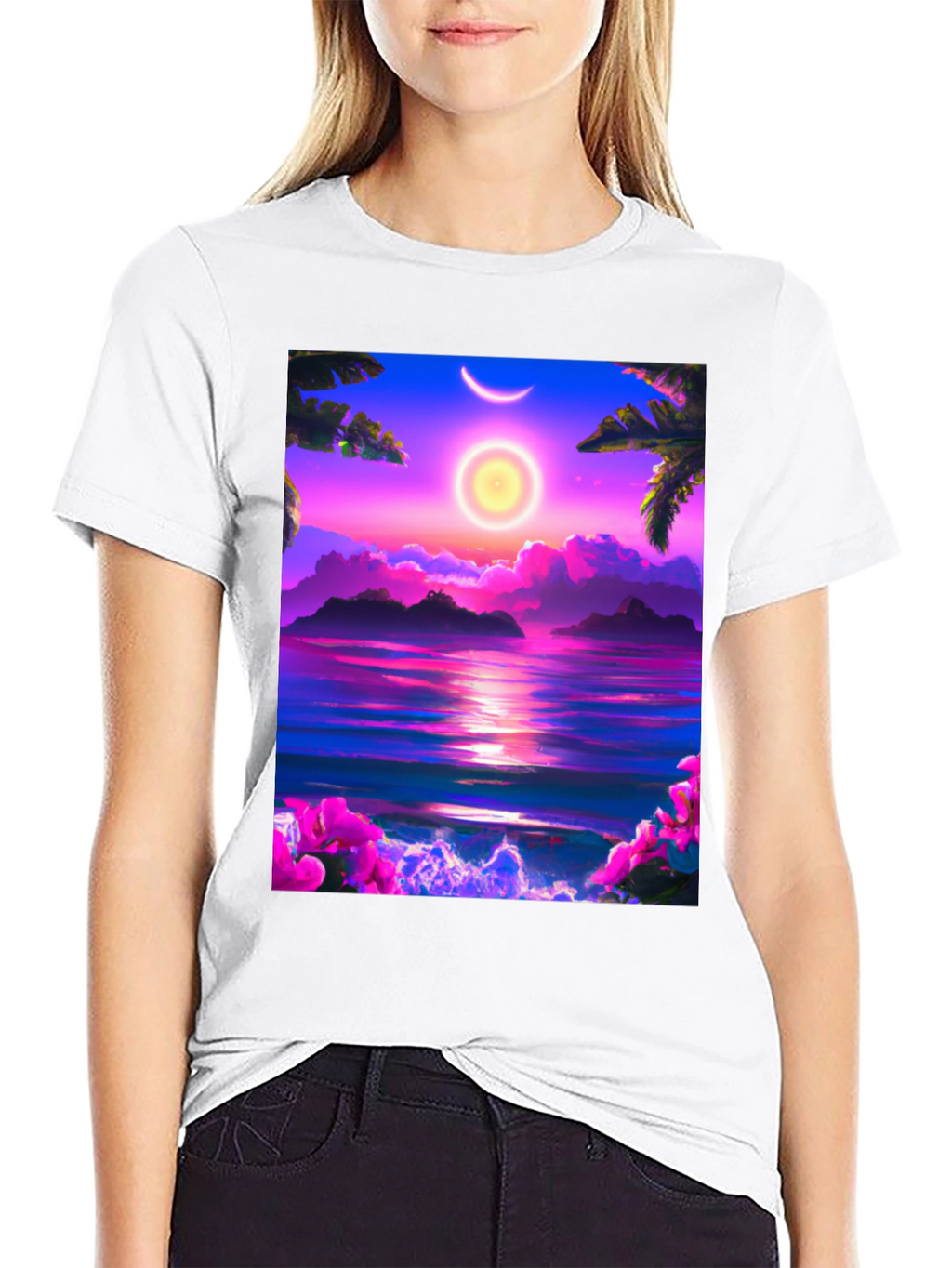 Tropical Sunset Graphic Tee