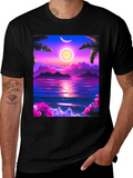 Tropical Sunset Graphic Tee