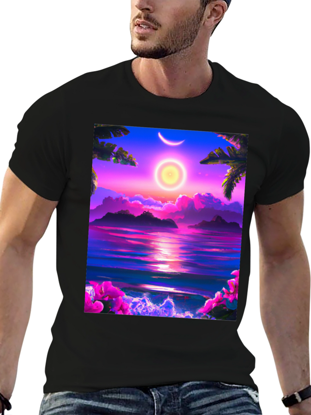 Tropical Sunset Graphic Tee