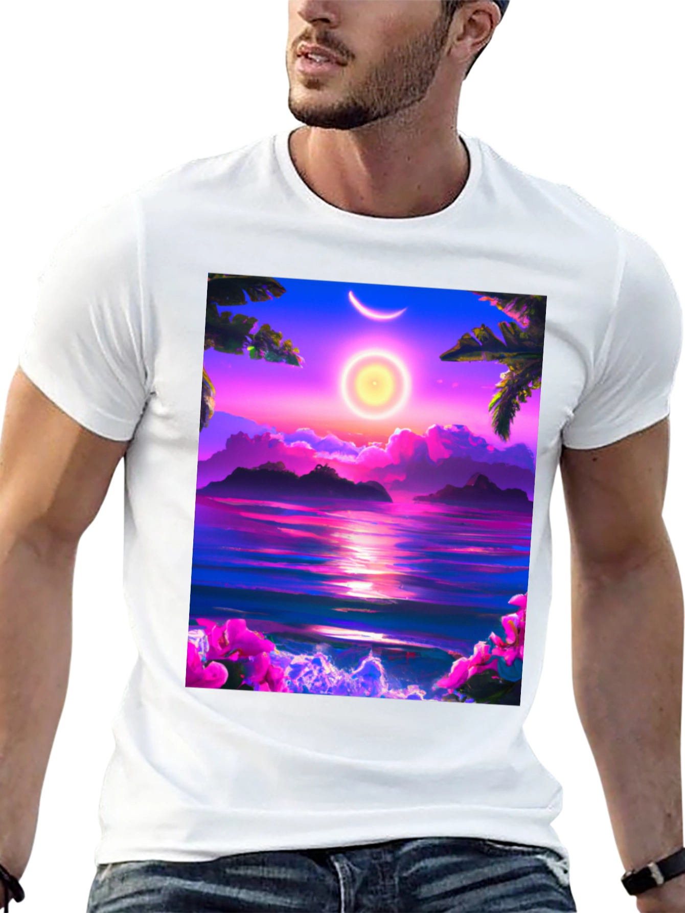Tropical Sunset Graphic Tee