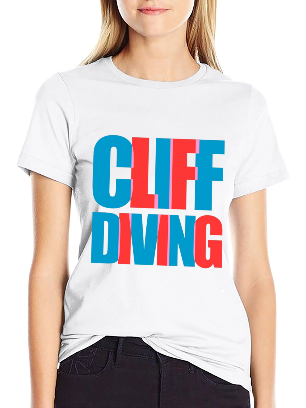 Cliff Diving Tee - Bold Graphic T-Shirt